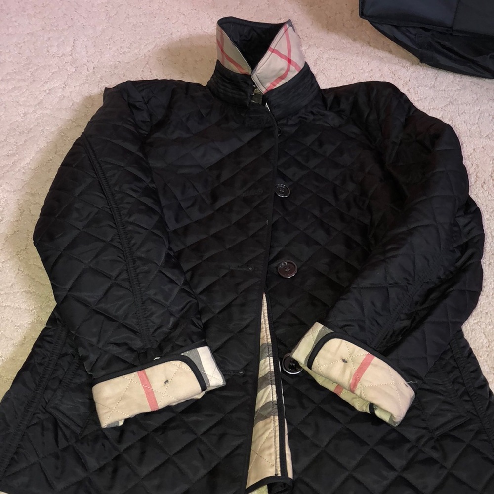 New Burberry Brit Diamond Quilted Jacket